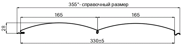 Сайдинг Woodstock-БР-28х330 (ECOSTEEL_T-12-Орех-0.45) в Троицке