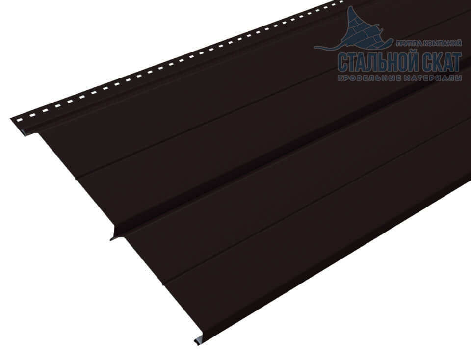 Фото: Сайдинг Lбрус-XL-Н-14х335 (VALORI-20-DarkBrown-0.5) в Троицке