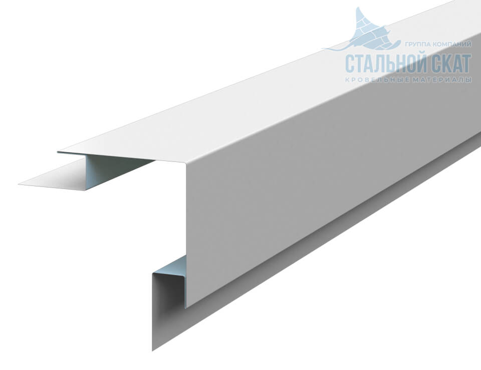 Планка угла наружного сложного 75х75х3000 (ПЭ-01-9010-0.45) в Троицке