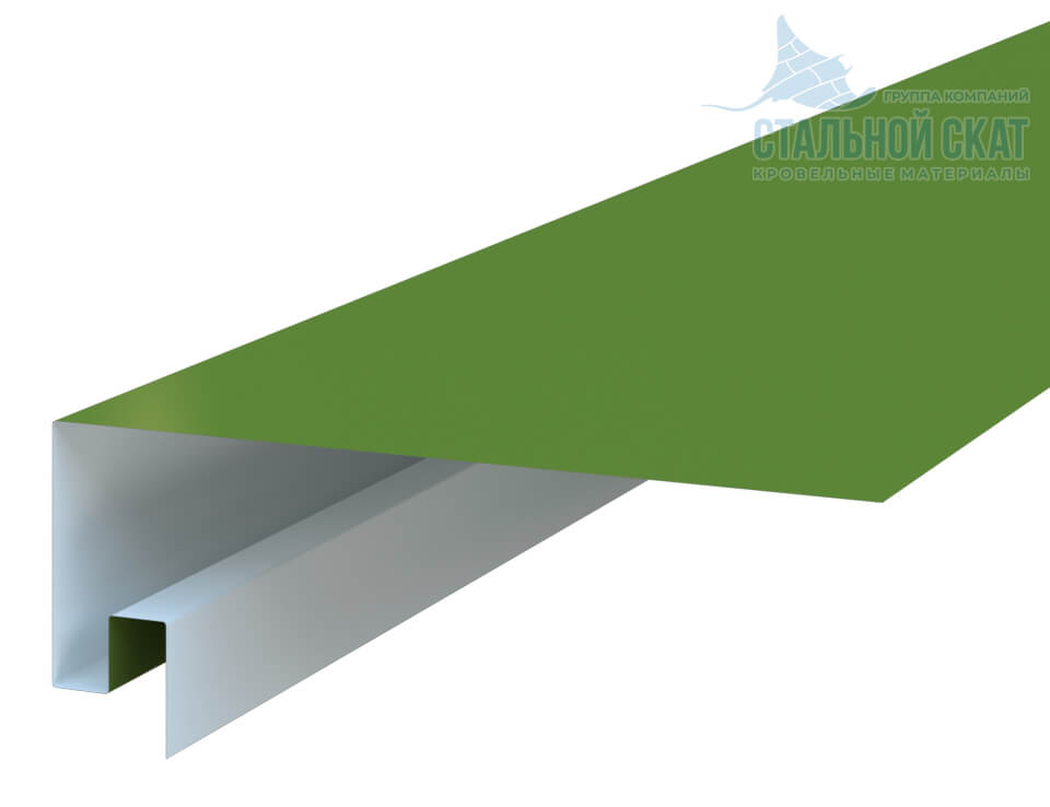 Планка откоса сложная 3D 245х75х3000 NormanMP (ПЭ-01-6018-0.5)