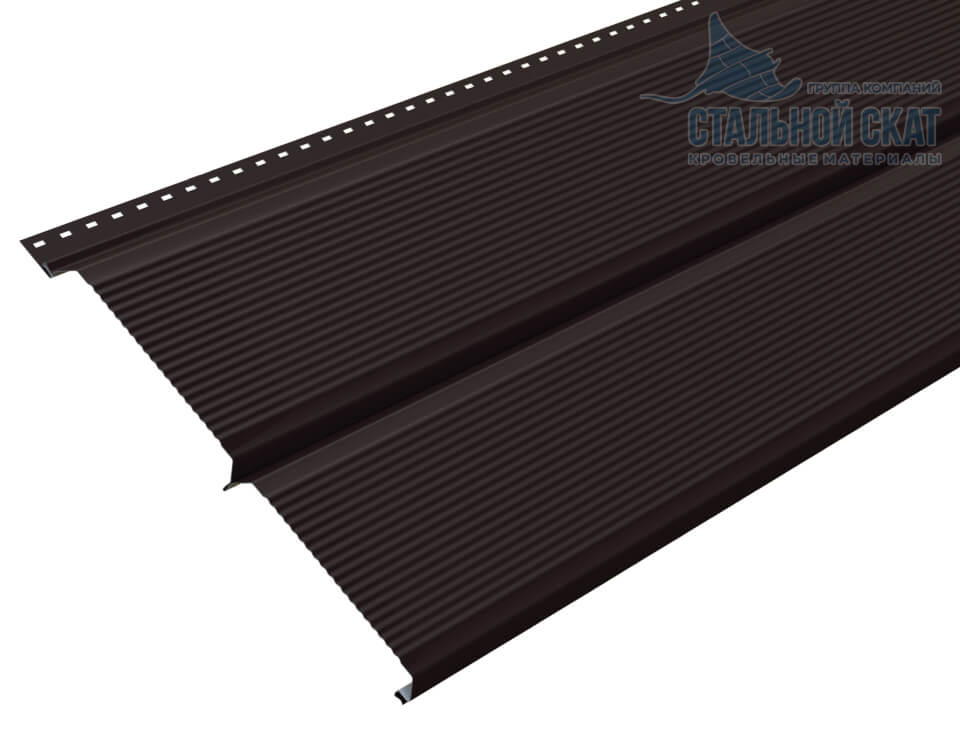 Сайдинг Lбрус-XL-В-14х335 (VALORI-20-DarkBrown-0.5)