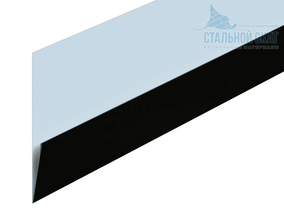 Планка начальная Lбрус-XL 20х50х3000 (ПЭ-01-9005-0.45)