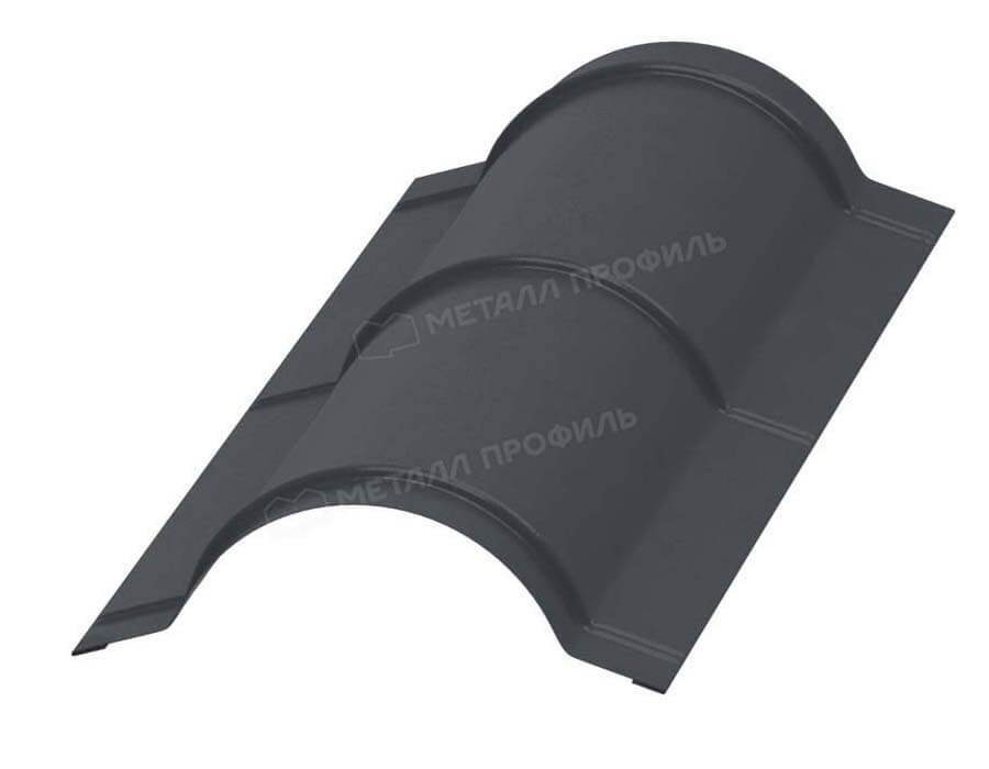 Планка конька круглого R110х2000 (MattMP-20-7024-0.5)