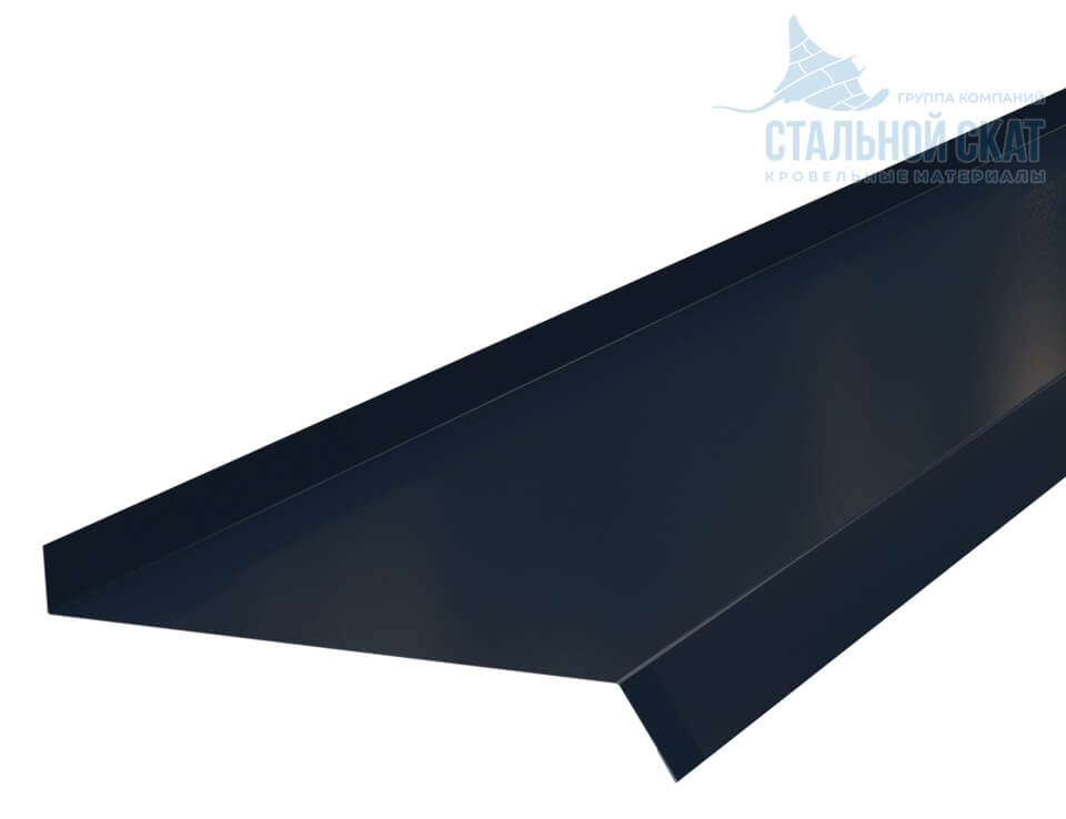 Планка отлива 180х30х2000 (VALORI-20-DarkGrey-0.5)