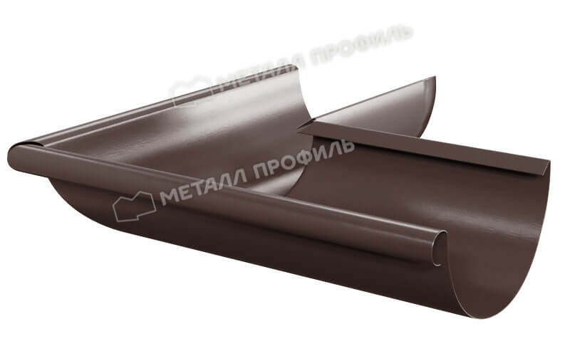 Угол желоба наружный Foramina PUR D125 (PUR_Д-01-8017\8017-0.6)