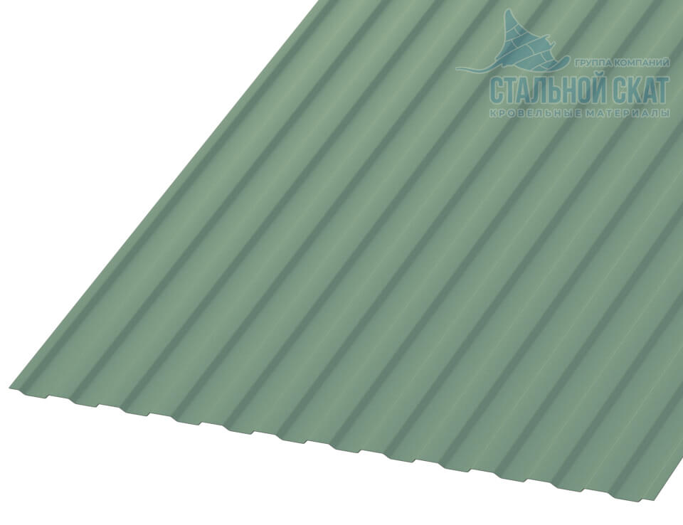 Профнастил МП10 х 1100 - B (PURMAN-20-Tourmalin-0.5)