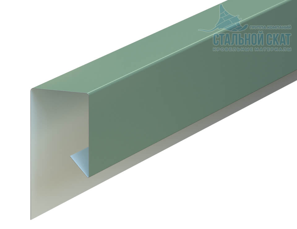 Планка завершающая сложная 30х25х3000 (PURMAN-20-Tourmalin-0.5)