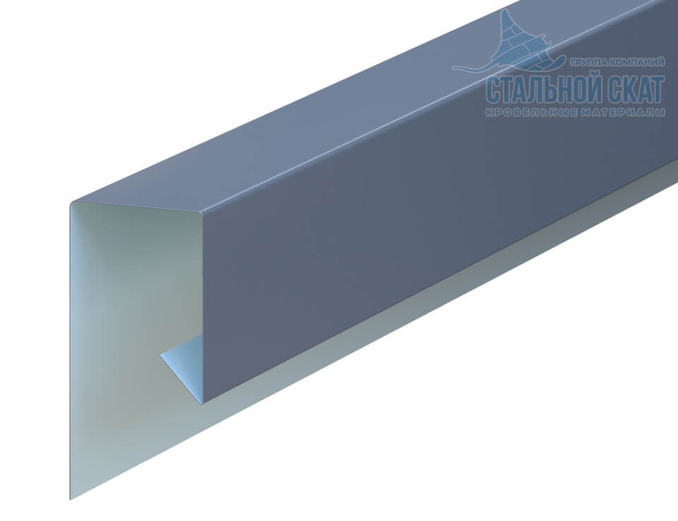 Планка завершающая сложная 30х25х3000 (PURMAN-20-Galmei-0.5)
